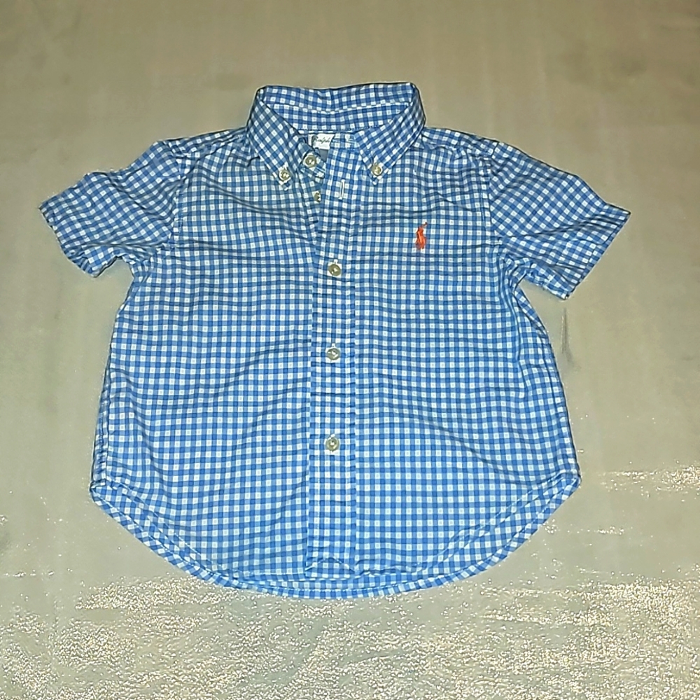 Ralph Lauren short sleeve bottom-up shirt